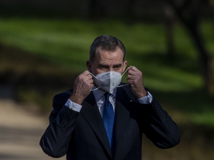 西班牙國王費利佩六世新冠病毒檢測呈陽性。(美聯社資料圖片).jpg 西班牙國王費利佩六世新冠病毒檢測呈陽性。(美聯社資料圖片).jpg