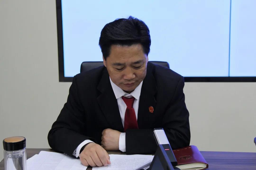 付军昌通报了前期我院队伍教育整顿工作开展情况及下阶段工作安排.jpg