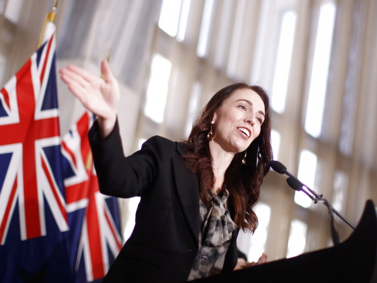 阿德恩說，她的目標已從消除疫情，轉移到增加疫苗接種率降低社區傳播。（美聯社）.jpg