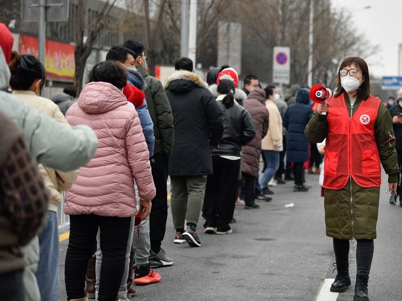 天津展開全民檢測防範Omicron蔓延。（新華社）.jpg
