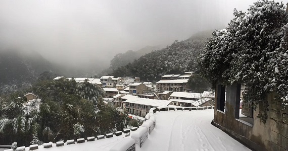 嵋山初雪——莲子文旅空间